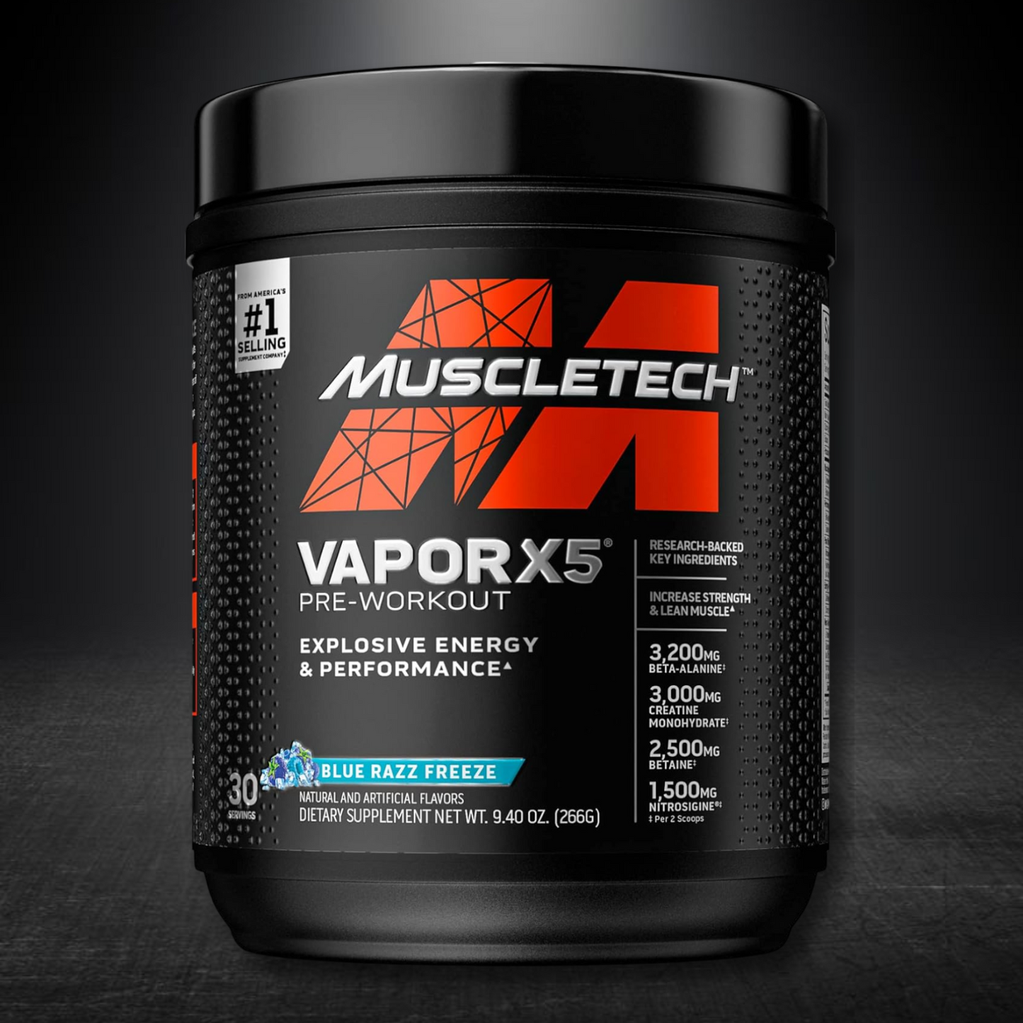 MUSCLETECH VAPOR X5 PRE-WORKOUT- 30 SERVICIOS