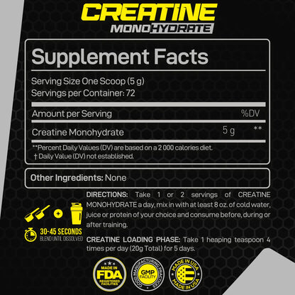 FORZAGEN CREATINA MONOHYDRATE (72 SRV)