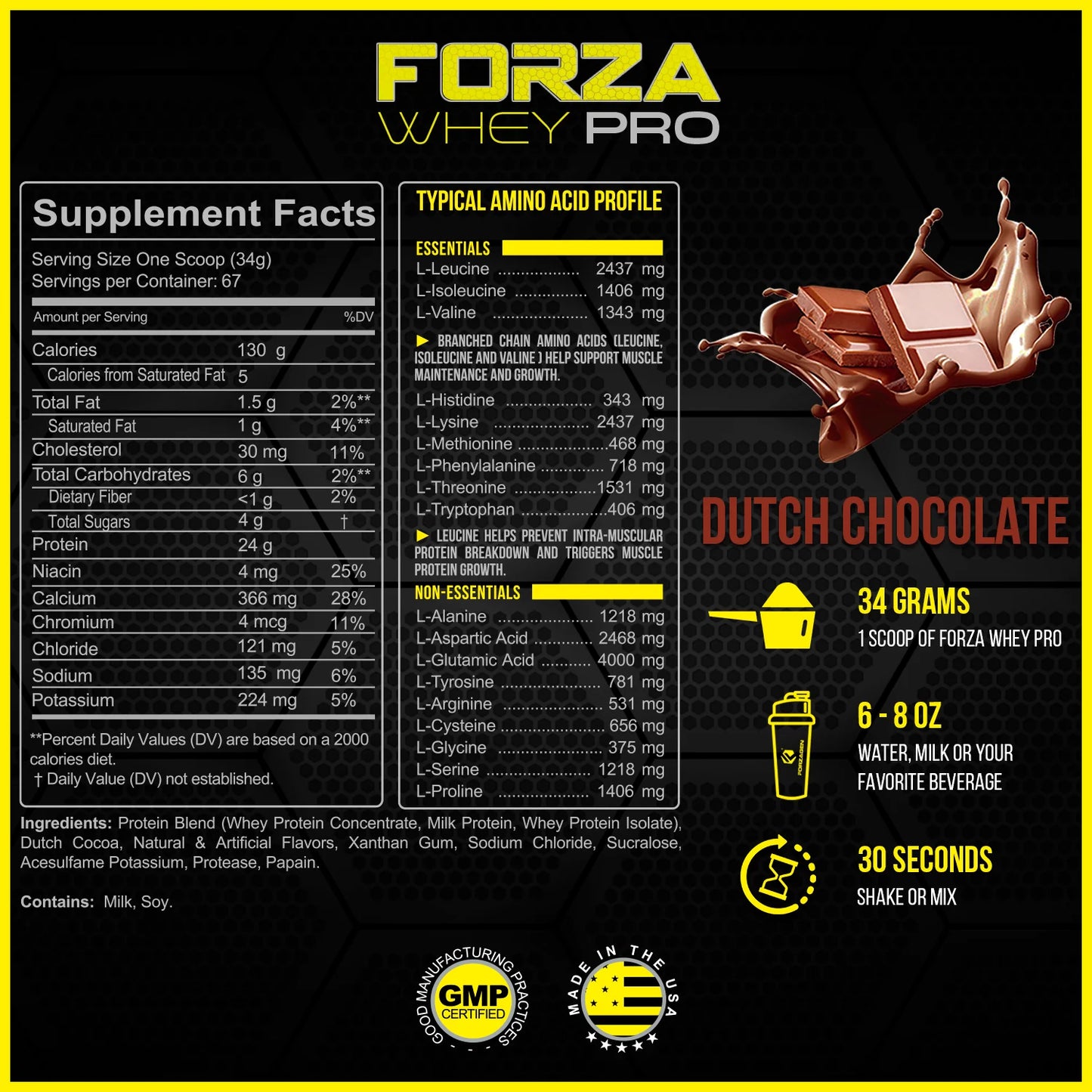 FORZA WHEY PRO 5 LIBRAS  65-PORCIONES