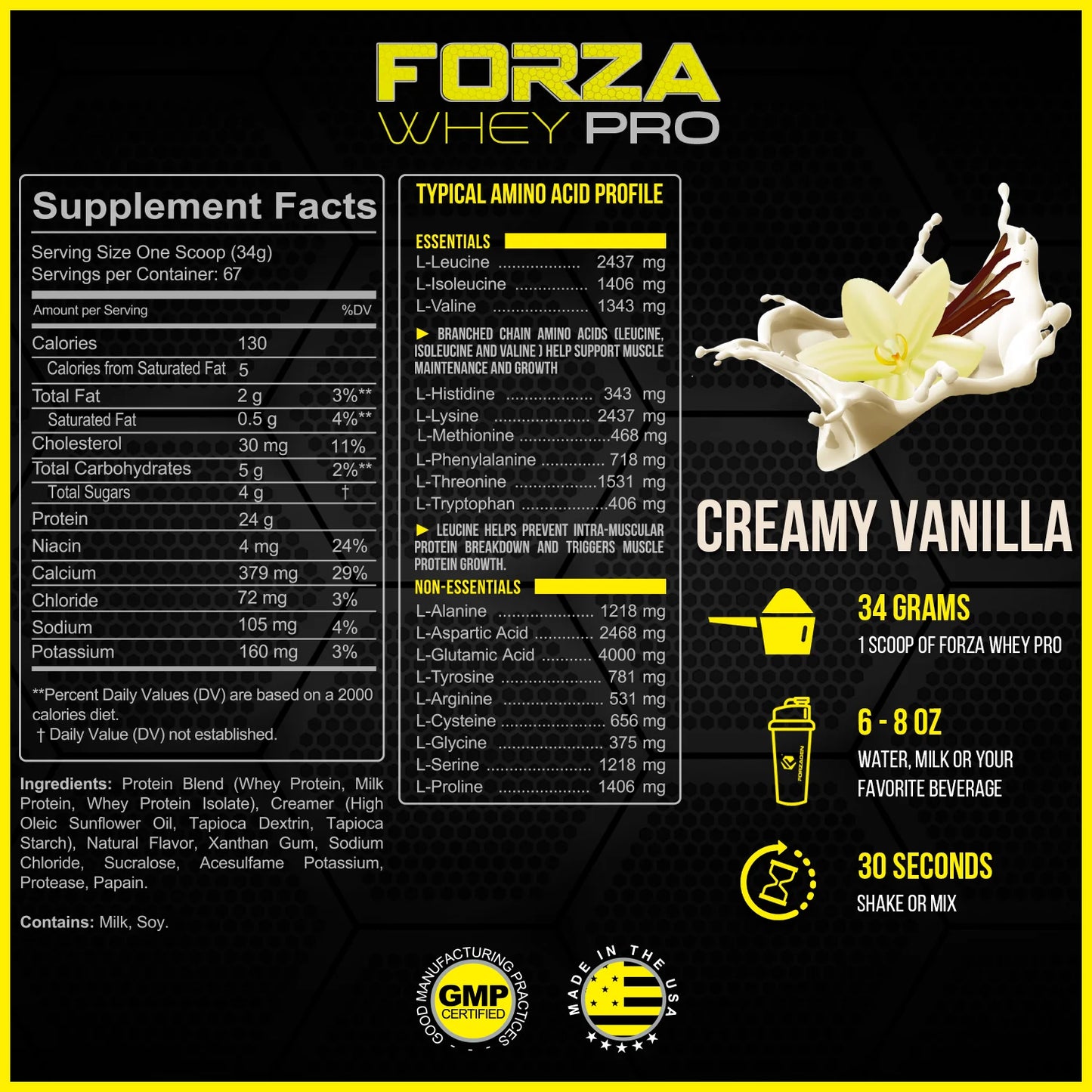 FORZA WHEY PRO 5 LIBRAS  65-PORCIONES