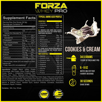 FORZA WHEY PRO 5 LIBRAS  65-PORCIONES