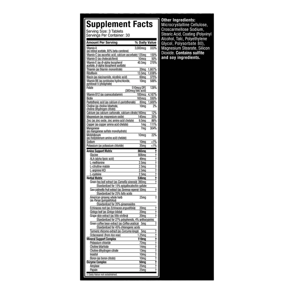 PLATINUM MULTIVITAMÍNICO 90 CAPSULAS