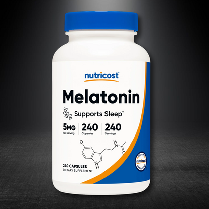 MELATONINA 5MG 240 CAPSULAS NUTRICOST