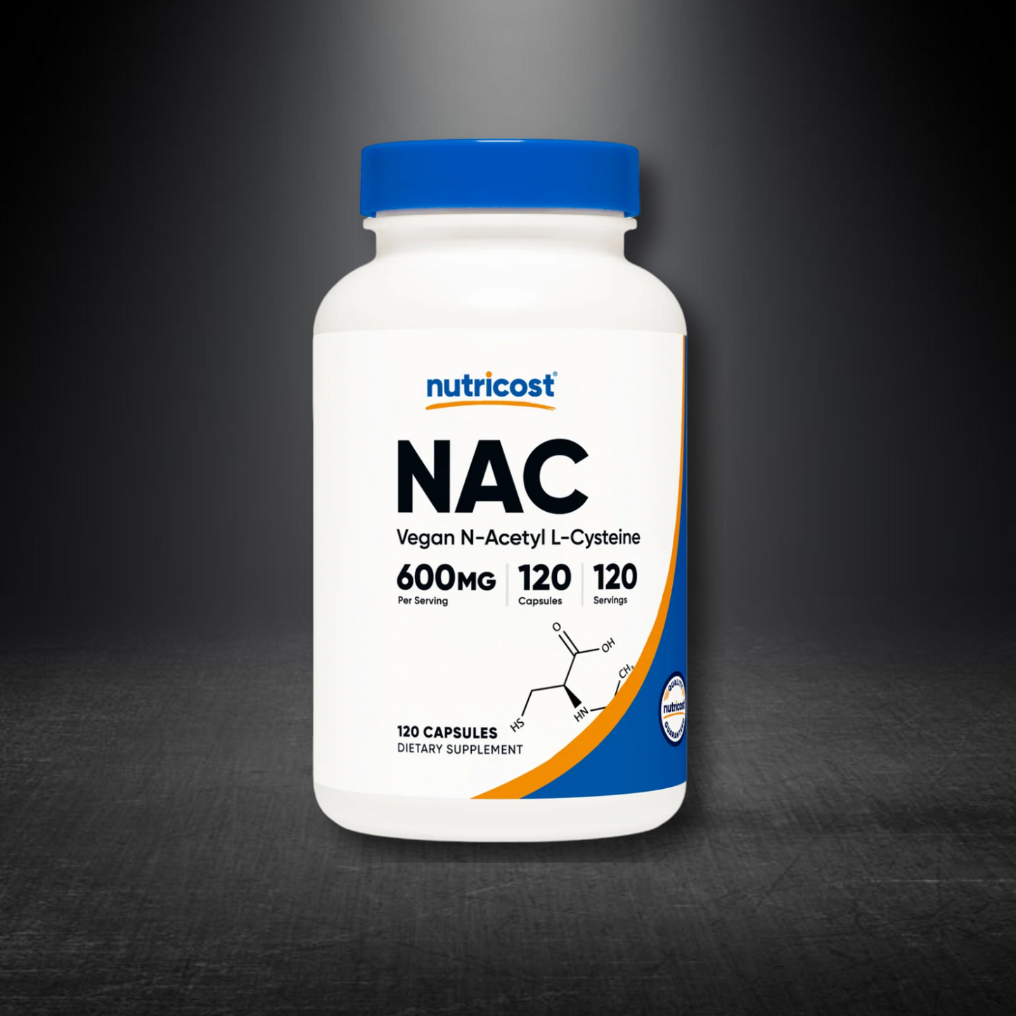 NAC 600 MG N-ACETILCISTEINA 120 CAPSULAS NUTRICOST