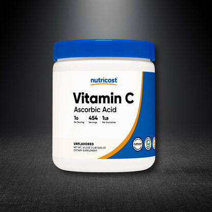 NUTRICOST, VITAMINA C, SIN SABOR, 454 G (16 OZ)